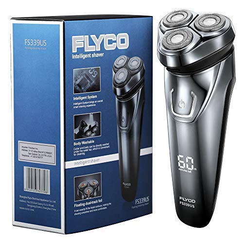 FLYCO Electric Razor Rotary Shaver for Men Cordless Rechargeable