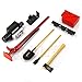 Yeah Racing 1/10 RC Rock Crawler Accessory Tool Set Axes Digging Shovel Oil Tank High Jack Winch Pry Bar #YA-0356
