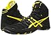 ASICS Men's Dan Gable Ultimate 4 Wrestling Shoe, Black/Yellow/Gunmetal, 8.5 M US