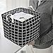 Storage Basket Bins, 3 Pack 12.6 x 12.6 x 12.6 inch Foldable Cloth Cube Organizer with Carry Handles for Linens, Towels, Toys, Drawers, Home Closet, Shelf, Nursery, Cabinet
