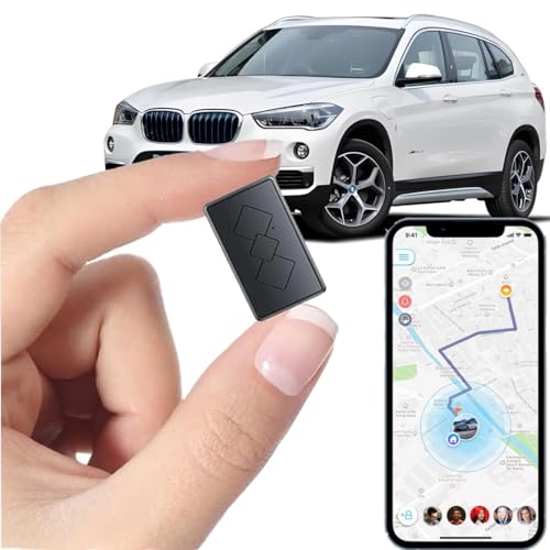 Mini GPS Tracker for Vehicles - Tracker Device for Vehicles No Subscription No Monthly Fee Car Tracker Device Hidden Magnetic Real-Time Tracking Undetectable GPS Tracker for Cars Kids Dogs