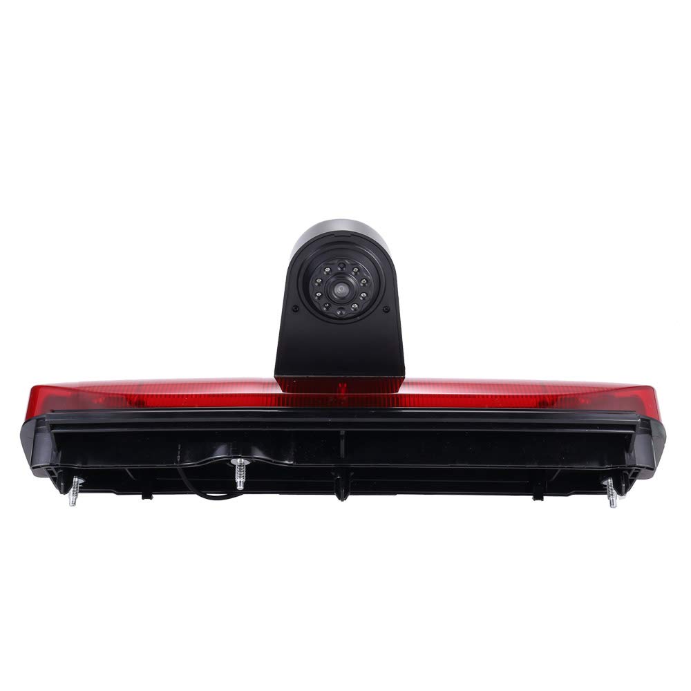 Car Third Roof Top Mount Brake Light Backup Camera Reversing Camera for Ford Transit Connect 2014-2017 Transporter Van Business MPV SUV Bus