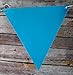 Quasimoon PaperLanternStore.com Blue Ombre Triangle Pennant Banner