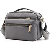 JIANLINST Small Crossbody Purses for Women Multi Pocket Casual Crossbody Bag Cellphone Wallet Purse Shoulder Bag