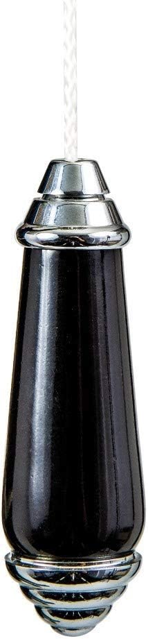 Traditional Black Ceramic Porcelain Bathroom Light Switch Pull Cord