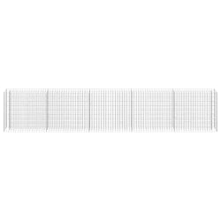 vidaXL Gabion Raised Bed - Galvanized Steel