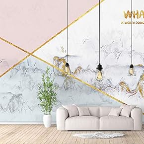 Wall Murals for Bedroom Abstract Geometric Theme Removable Wallpaper Peel and Stick Wall Stickers - 66x96 inches