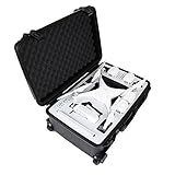 Drone Crates DJI Phantom 4 Case - Rolling, Hardshell, Waterproof, Lifetime Warranty, Made In The USA (Black Case, White Foam)