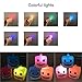 Tinabless Sharks Light Up Bath Toys, Flashing Color in Water & Spray Water Rubber Floating Set for Kids Babies and Toddlers Bathtub Bathroom Shower Games Swimming Pool Party (2 Packs)
