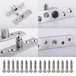2pcs Pivot Hinge Rotating Hinge 360 Degree