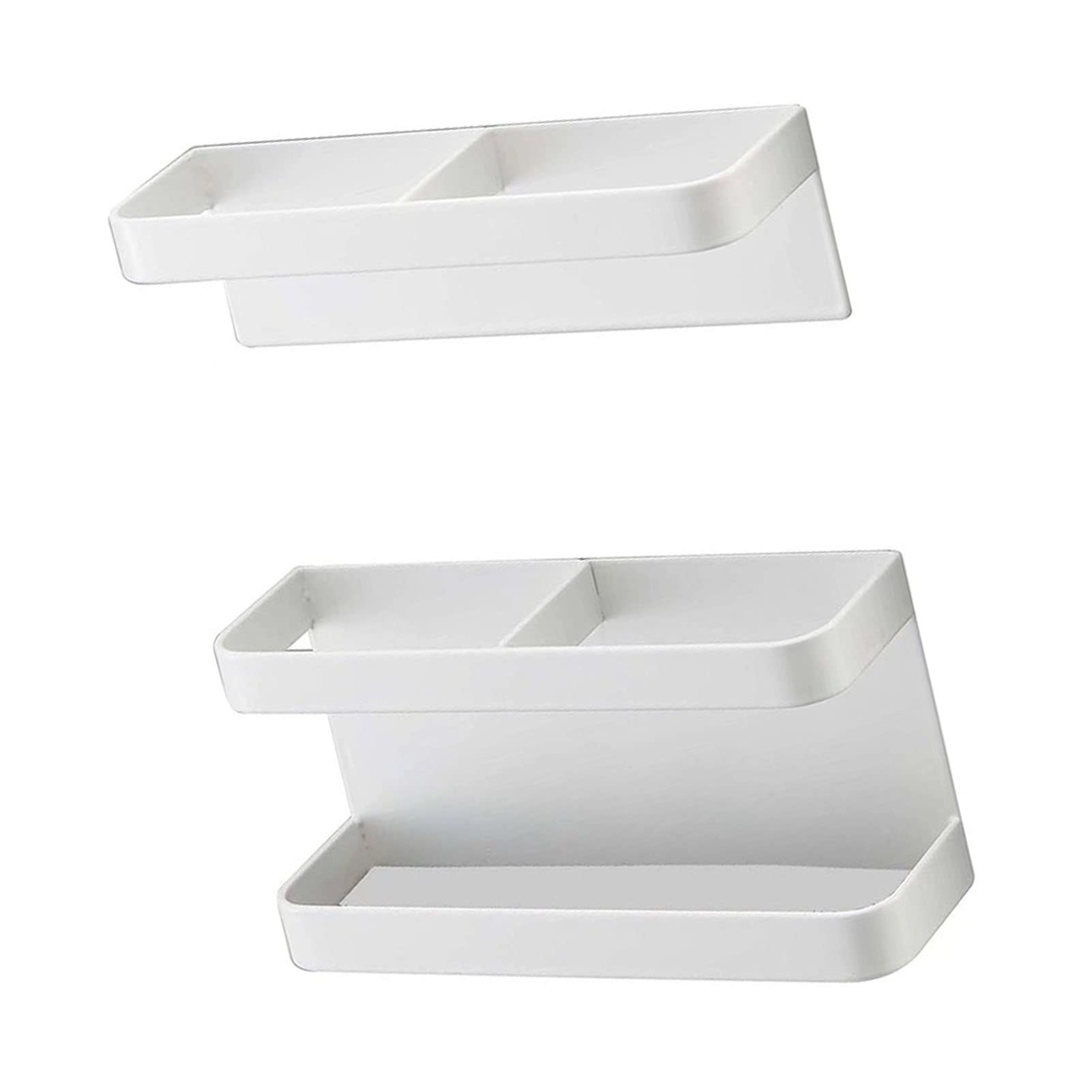 Magnetic Umbrella Stand, Wall-mounted Decorative Punch-free Sturdy Magnetic Umbrella Stand for Hotel (White)