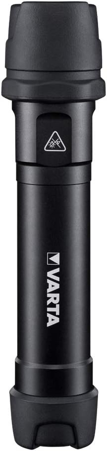 VARTA Indestructible F30 1 Watt LED Torch/Work Light, incl 6X AA Longlife Power Batteries, Waterproof and dust-Resistant