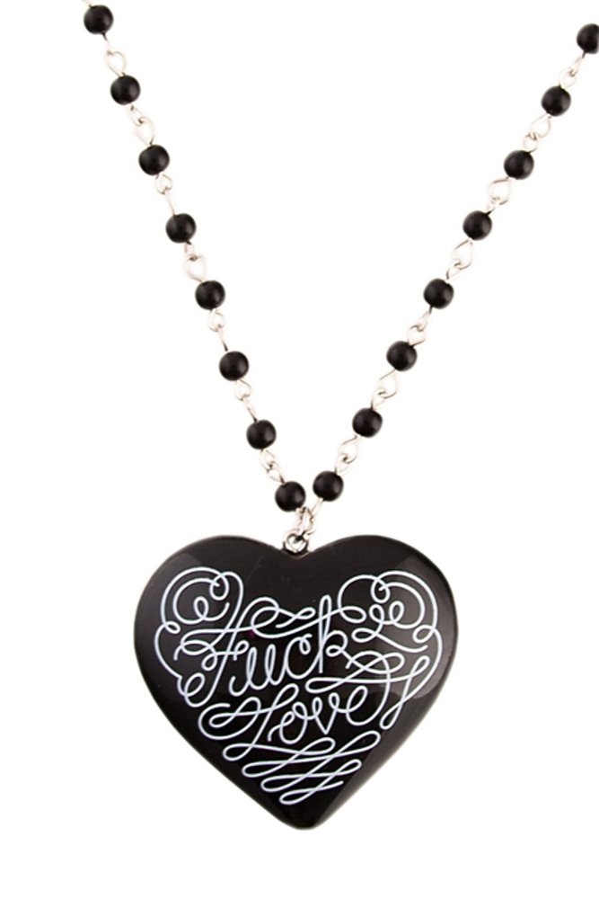 SourpussF*ck Love Beaded Necklace from Sourpuss Clothing