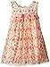 Bonnie Jean Girls' Ditzy Floral Float with Mesh Overlay Dress