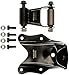 APDTY 833211 Rear Position Leaf Spring Shackle and Bracket Kit Replaces E0TZ5772B, E6TZ 5776-B
