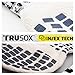 TRUSOX Mid-Calf Crew Cushion Soccer | Football Socks (Pair) with Anti Slip Pads To Reduce Blisters, for Men and Women, White, Medium, Shoe Size US(M 7-9.5, W 8-10.5)