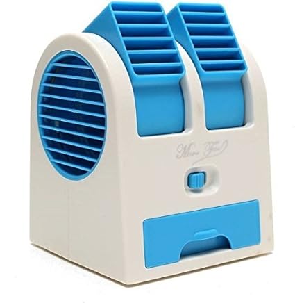 Gopani Mini Dual Bladeless Fragrance Fan(Multicolor)