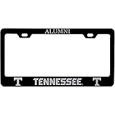 Tennessee Knoxville Volunteers Alumni Engraved Metal License Plate Frame Officially Licensed Black