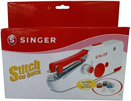 Armyshop Quick Handy Cordless Repair Singer Portable Stitch Sew Hand Held Sewing Machine