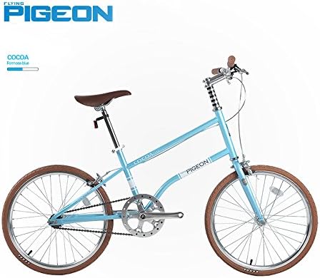 20'' Ultra Light Single Speed Road Bike Urban Commuter Speed Bike City Road Bicycle by Flying Pigeon (Blue)
