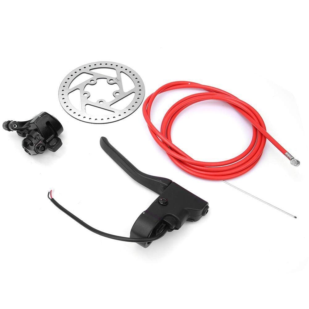 Dingln Metal Disc Brake Device Set Brake Line Handle for X-i-a-o-m-i M365 Electric Scooter Accessories Kit