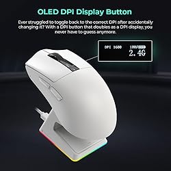 TECWARE EX1 Lightweight Gaming Mouse, 26K DPI
