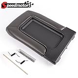 Speedmotor Center Console Repair Kit for 99-07 Chevy Silverado Avalanche Suburban Tahoe GMC Sierra GMC Yukon Cadillac Escalad OEM GM Part 19127364 19127365 19127366 Lid Arm Rest Latch Dark Gray