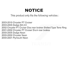 Rear Wheel Bearing and Hub Assembly Pair for
