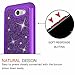 LeYi PC Silicone Glitter Case with Tempered Glass Screen Protector for Samsung J3 Prime/ J3 Emerge/Express Prime 2/ Amp Prime 2/ J3 Mission/ J3 Eclipse/ J3 Luna Pro/Sol 2/ J3 2017 TP Purple
