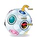 Coolzon Magic Ball Puzzle Cube Pop Rainbow Speedcube Educational Toy for Kids and Adults Speed Cubes