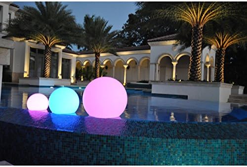 PublicLight LED Illuminated Orb Lights Floating Pool Balls/ Floor Lamps/ Hanging Lanterns 20 in. Diameter