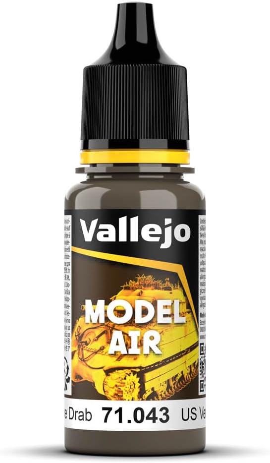 Vallejo Model Air 17 ml US Olive Drab Acrylic Paint