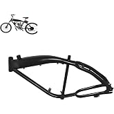 Ebikestar Bicycle Gas Frame 3.4L w/o Kickstand,3.4L Felt Faker Frame,Bicycle Gas Frame with Fuel Tank Built in,Gas Motorized Bicycle 66cc/80cc/100cc