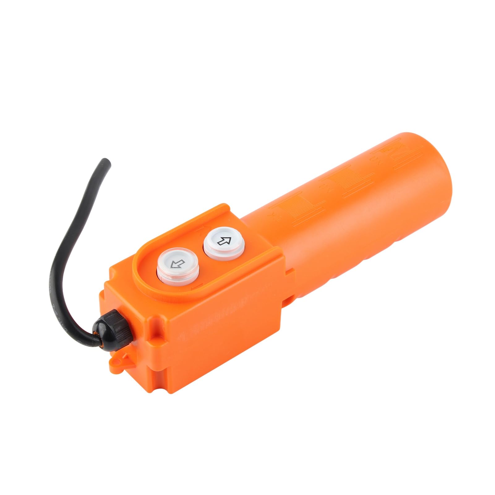 COB-61DR Hoist Push Button Switch Self‑Resetting Waterproof Hoist Up Down Push Button Switch Yellow with Capacitor 220‑380V 30uF