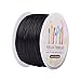 Pandahall 1 Roll 1mm x 100yards Black Rattail Satin Nylon Trim Cord Chinese Knot