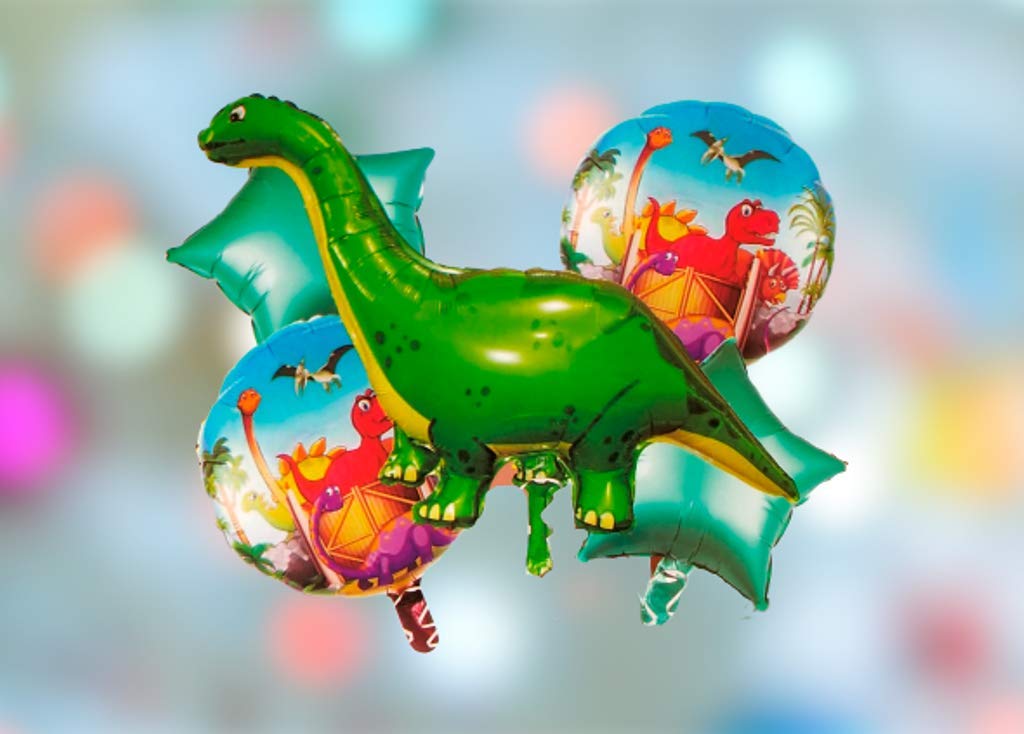 Balloonistics 5 Pieces Dinosaur Balloons Combo For Dinosaur