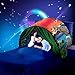 Kids Pop-up Dream Bed Tents, Bed Tent for Kids, Play Tent Tent for Boys & Girls, Children's Tents, Foldable Play Tent Castle Playhouse, Christmas Birthday Gifts Room Decor(Dinosaur Island)