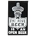 Lily's Home Funny Beer Cap Opener with Shadow Box Caps Holder, The Best Beer is An Open Beer, Makes the Ideal Gift for the Happy Beer Lover, A Great Father's Day and Christmas Gift for Him