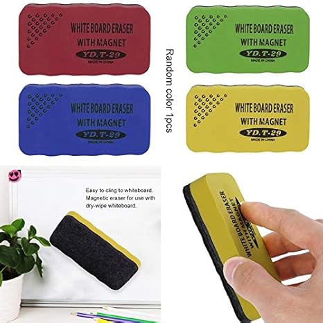 1pcs New Arrival Whiteboard Board Eraser Drywipe Marker Cleaner Magnetic School Office Supplies Durable Stylish Erasable Markers