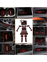yoctm negro, de fibra de carbono interior de coche Centro decoración de marco de panel de control de coche ABS estilo de coche ajuste para Jeep Wrangler 2011   2017