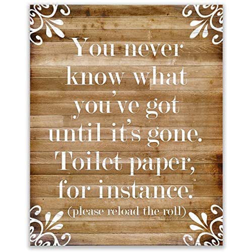 Rustic Farmhouse Bathroom Decor for the Wall