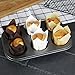 Aunifun 180 Pieces of Tulip Baking Paper Cups Cupcake Muffin Liners Pans Wrappers in 3 Colors, White, Natural, Brown