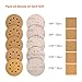 100PCS Sanding Discs, Tacklife 8 Hole Sandpaper for 5 inch Random Orbit Sander, 20PCS Each of 60/80/120/150/220 Grits, Anti-Clogging Sander Pads for Polishing Paint, Wood and Metal - ASD04C