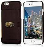 Lockwood iPhone 6/6s Snap On Wallet Case | Vintage Dark Brown | Travel Wallet With Card Holder | Ultra Slim & Lightweight Design | Classic Cases for Modern Devices | (4.7