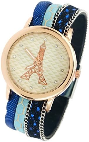 Magnetic Strap Women Watch Eiffel Vintage Rhinestone Dial Fashion Wristwatch