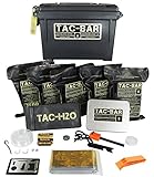 Tac-Bar Ready to Eat Tactical Food Rations for 5 Days (12,500cals) with 10 Aquatab 17 mg Water Purification Tablets - Free Survival Kit