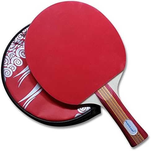 Ping Pong Paddle - Marksman Table Tennis Paddle - Competition Grade Paddle Designed for Spin, Speed, and Accuracy. For Advanced (4 - Pack, Headhunter)