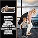 Gorilla Grip Car Seat Bag with Pouch, Bonus Luggage Tag, Adjustable Padded Straps for Backpack, Gate Check, Universal Size Travel Bags Fit Most Carseats, Airport Flying with Baby, Airplane Easy Carry