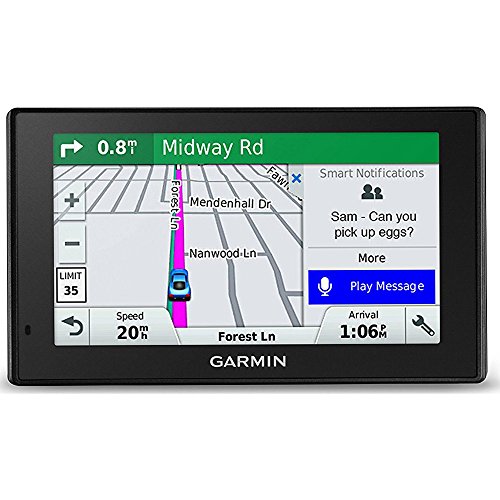 Garmin DriveSmart 51 NA LMT-S Advanced Navigation (010-01680-02) With Smart Features w/Accessories Bundle Includes, Dual 12V Car Charger for GPS, Screen Protectors, Protect & Stow Case Mini + More