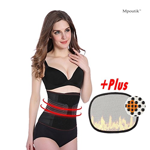 Postpartum Waist Belt Tummy Slimmer Shaper Recovery Cincher Belly Wrap Postnatal Shapewear Girdle Corset Waist Trimmer Abdominal Binder (Black, Extra Large(44.9''Length))